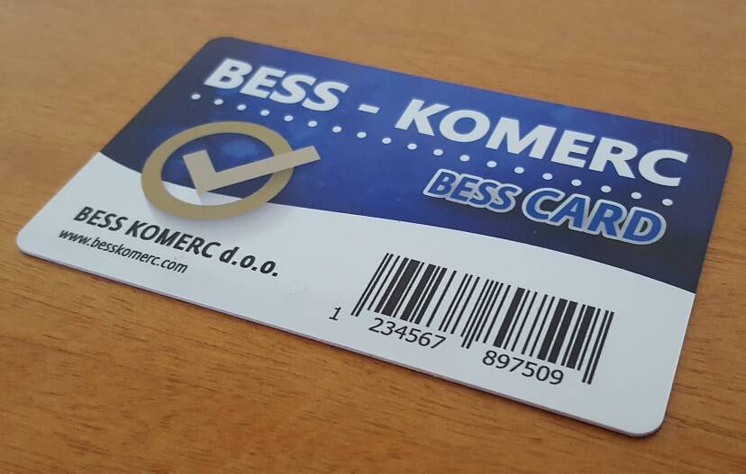 BESS KOMERC bess komerc biznis kartica
